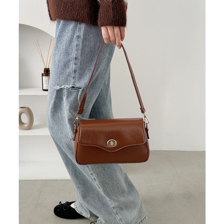 ブラウン | 2wayPUハンドショルダーバッグ | Outfitter lab