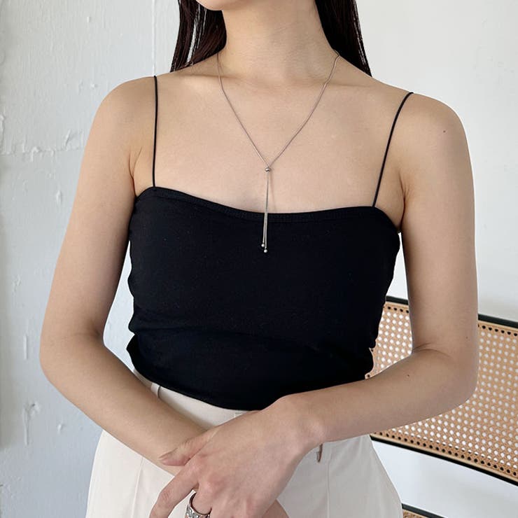 華奢ストラップカップ付キャミソール | Outfitter lab | 詳細画像10 