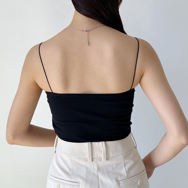 華奢ストラップカップ付キャミソール | Outfitter lab | 詳細画像14 