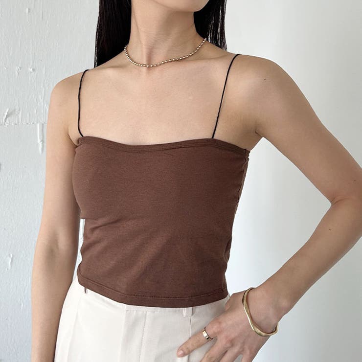 華奢ストラップカップ付キャミソール | Outfitter lab | 詳細画像16 