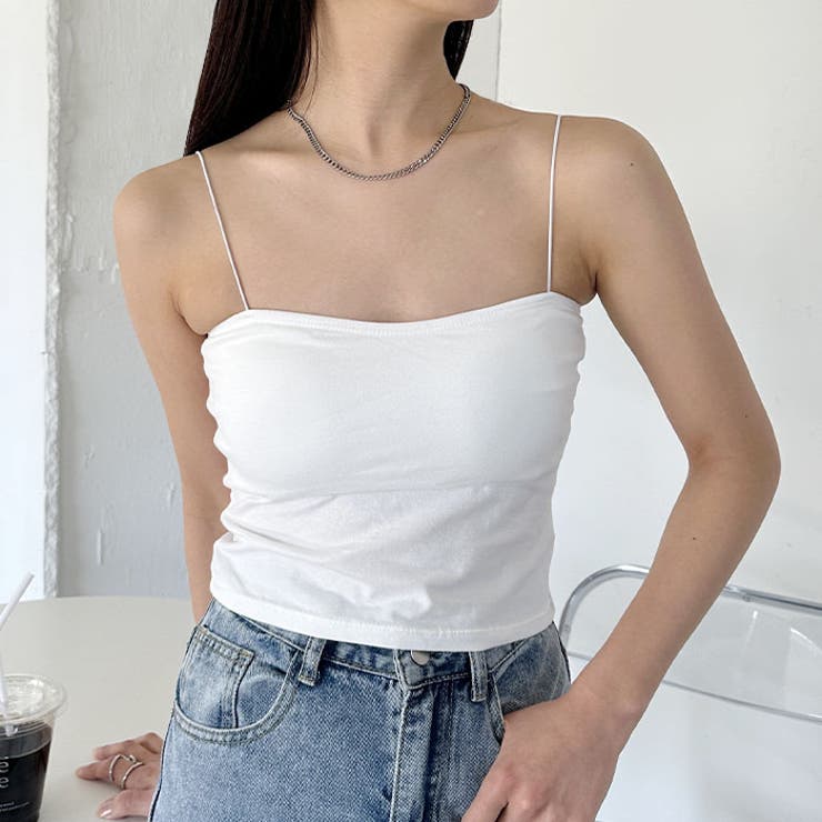 華奢ストラップカップ付キャミソール | Outfitter lab | 詳細画像6 