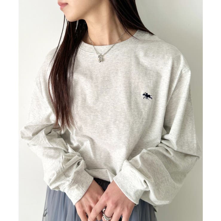 ライトグレー | POLO CHAMPS 長袖Tシャツ | Outfitter lab