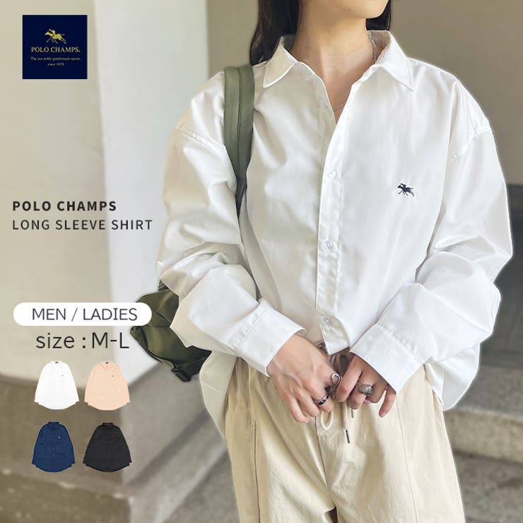 POLO CHAMPS 長袖シャツ | Outfitter lab | 詳細画像1 