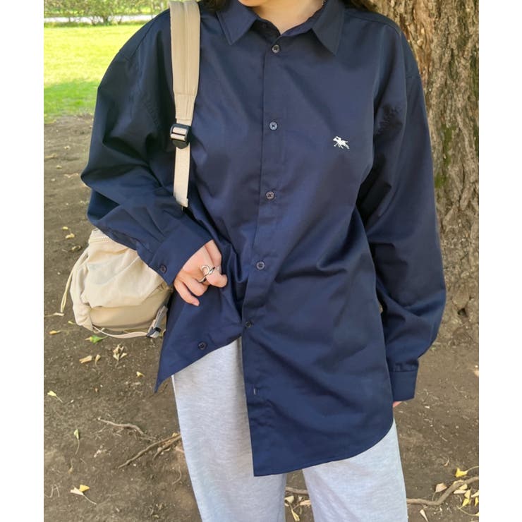 ネイビー | POLO CHAMPS 長袖シャツ | Outfitter lab