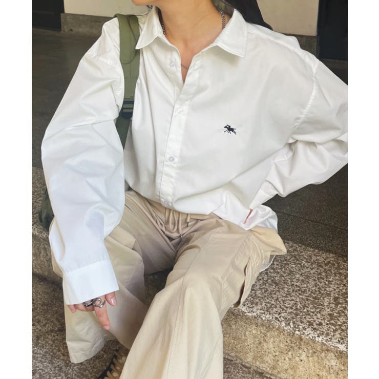 ホワイト | POLO CHAMPS 長袖シャツ | Outfitter lab