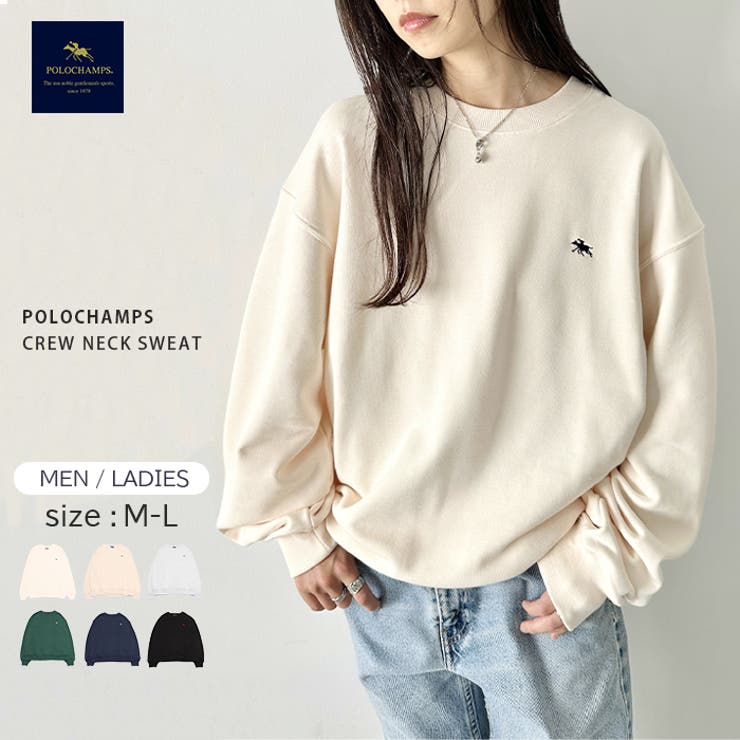POLOCHAMPS クルーネックスウェット | Outfitter lab | 詳細画像1 