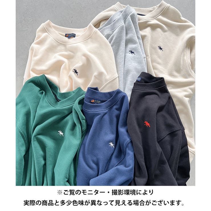 POLO CHAMPS クルーネックスウェット | Outfitter lab | 詳細画像33 
