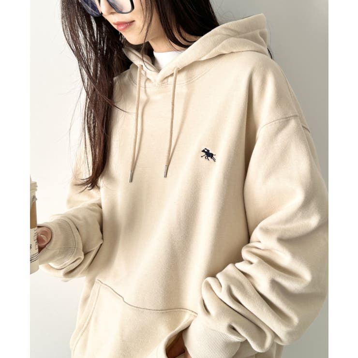 ベージュ | POLO CHAMPS スウェットパーカー | Outfitter lab