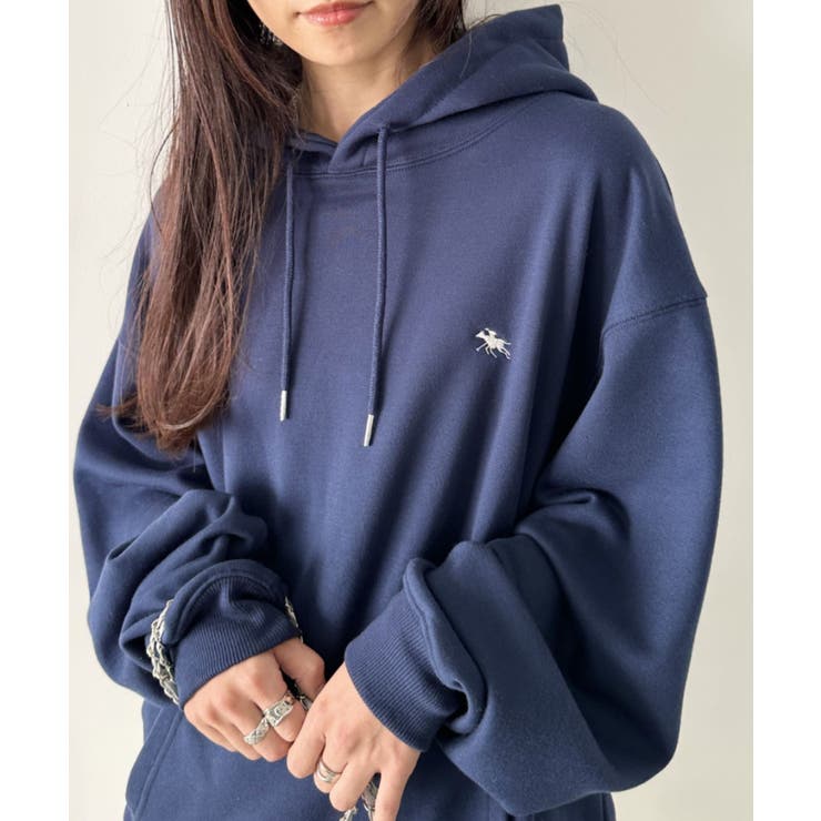 ネイビー | POLO CHAMPS スウェットパーカー | Outfitter lab