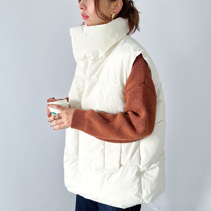 美品】NATURAL BEAUTY BASIC スタンドカラーロストダウン