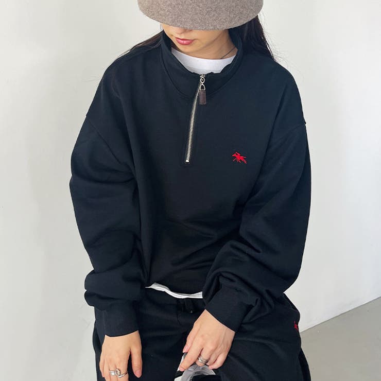 POLO CHAMPS / ハーフジップスウェットプルオーバー | Outfitter lab | 詳細画像10 