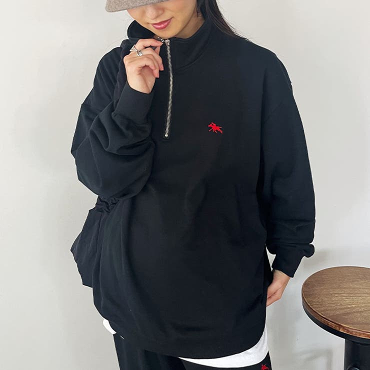 POLO CHAMPS / ハーフジップスウェットプルオーバー | Outfitter lab | 詳細画像9 