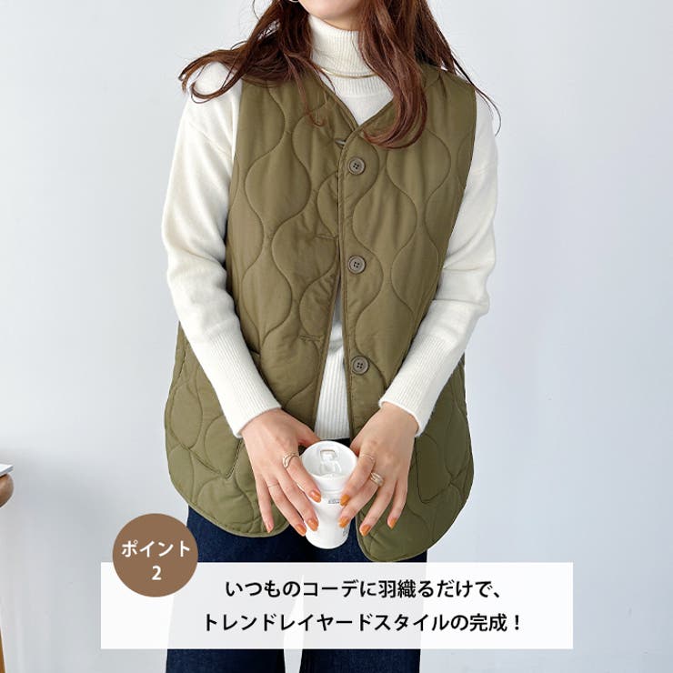 キルティングベスト | Outfitter lab | 詳細画像3 