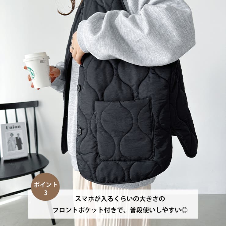 キルティングベスト | Outfitter lab | 詳細画像4 