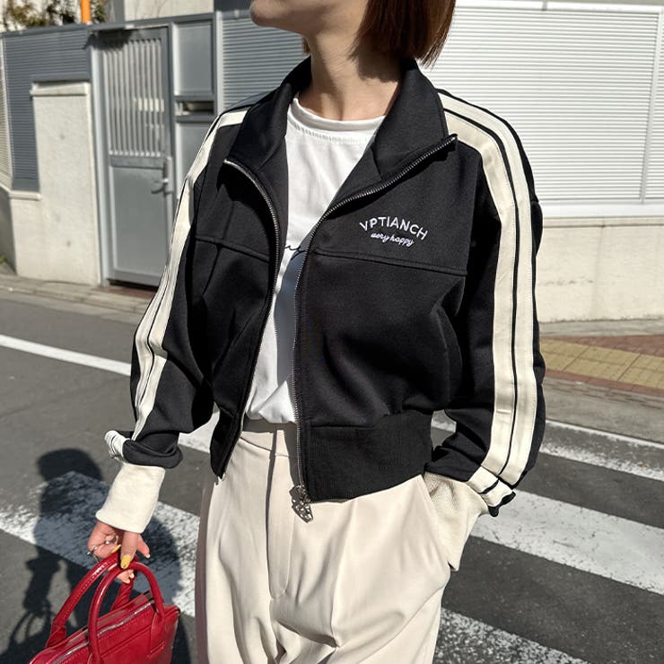 ラインショート丈トラックジャケット | Outfitter lab | 詳細画像13 