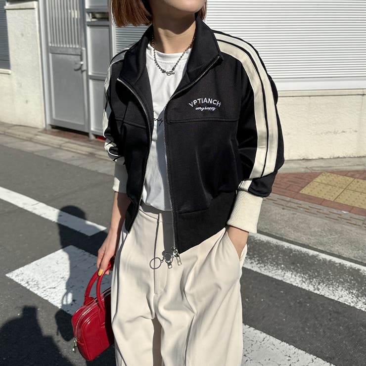 ラインショート丈トラックジャケット | Outfitter lab | 詳細画像14 