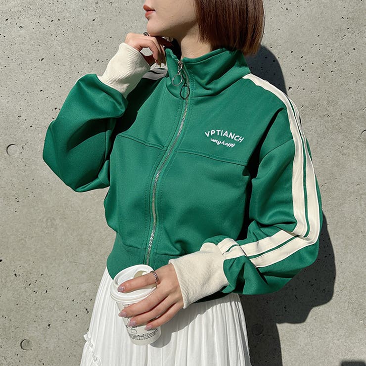 ラインショート丈トラックジャケット | Outfitter lab | 詳細画像15 