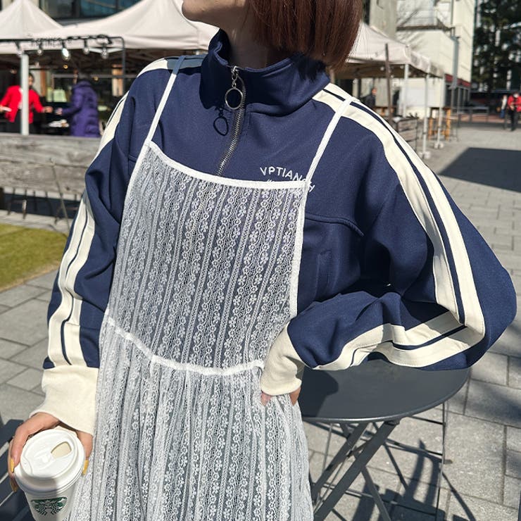 ラインショート丈トラックジャケット | Outfitter lab | 詳細画像23 