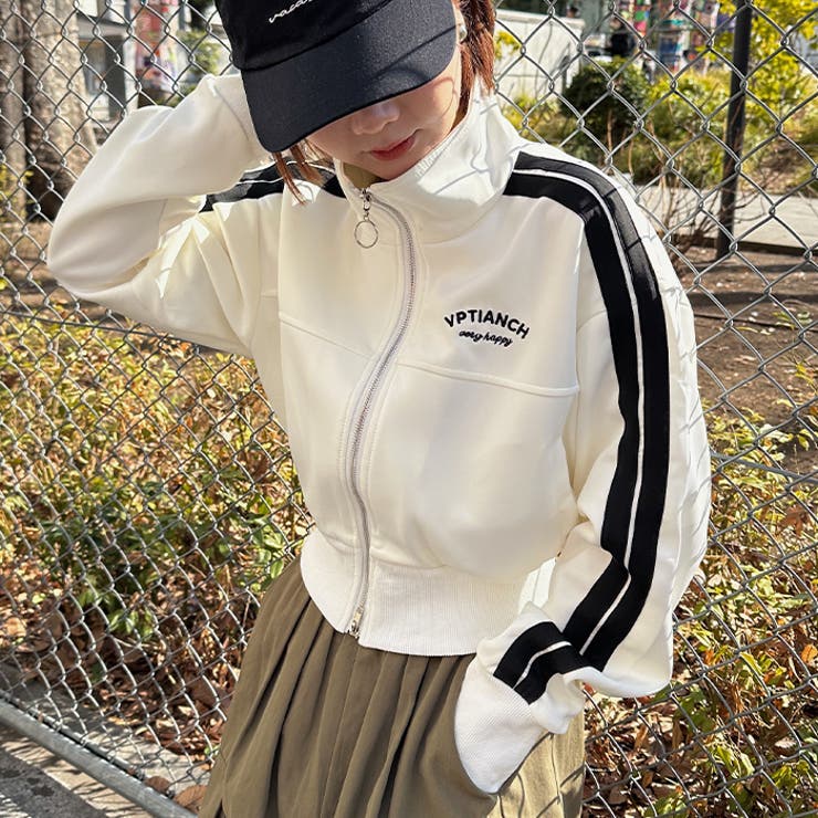 ラインショート丈トラックジャケット | Outfitter lab | 詳細画像9 