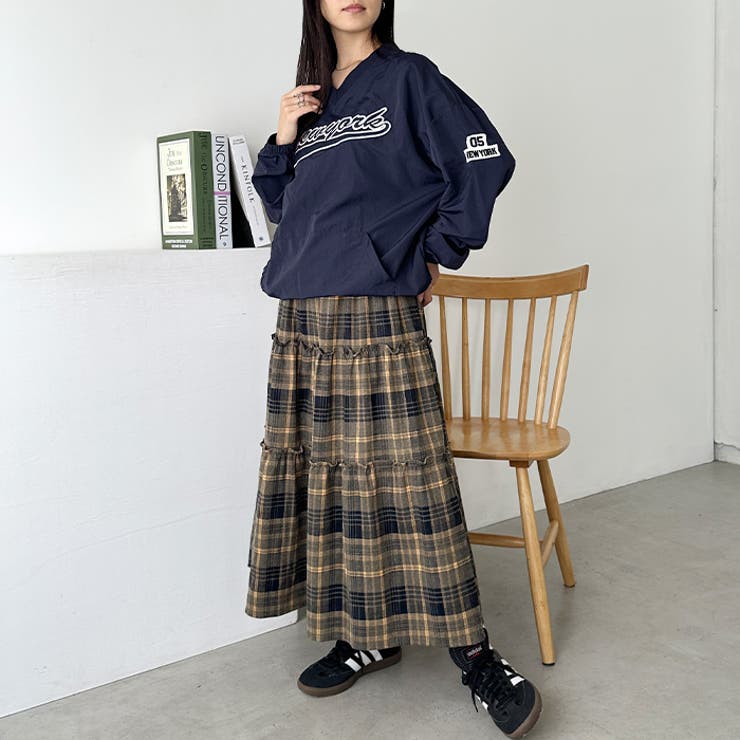カレッジロゴ刺繍ナイロンプルオーバー[品番：OUTW0000723]｜Outfitter
