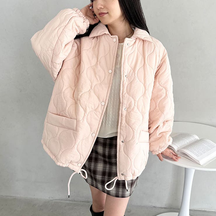 裏ボアオーバーサイズキルティングジャケット/中綿コート | Outfitter lab | 詳細画像19 