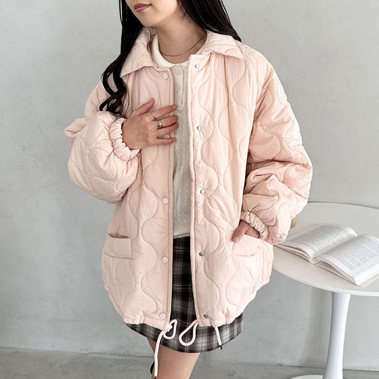 裏ボアオーバーサイズキルティングジャケット/中綿コート | Outfitter lab | 詳細画像20 