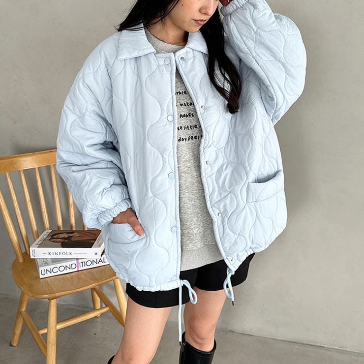 裏ボアオーバーサイズキルティングジャケット/中綿コート | Outfitter lab | 詳細画像26 