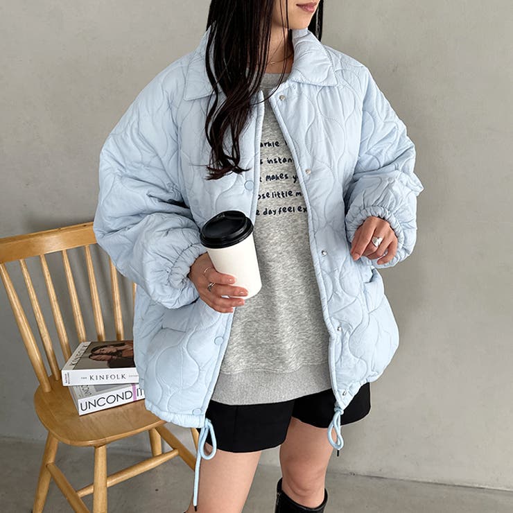 裏ボアオーバーサイズキルティングジャケット/中綿コート | Outfitter lab | 詳細画像27 