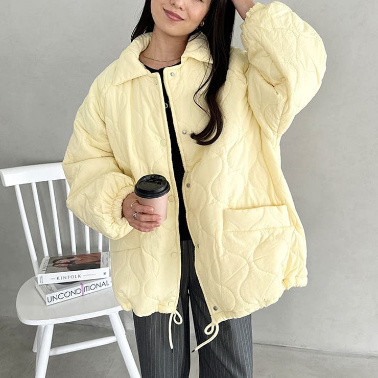 裏ボアオーバーサイズキルティングジャケット/中綿コート | Outfitter lab | 詳細画像41 