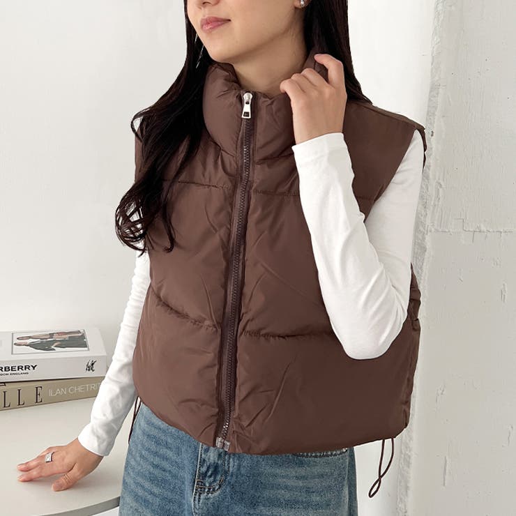 ショート丈ファスナー中綿ダウンベスト | Outfitter lab | 詳細画像19 