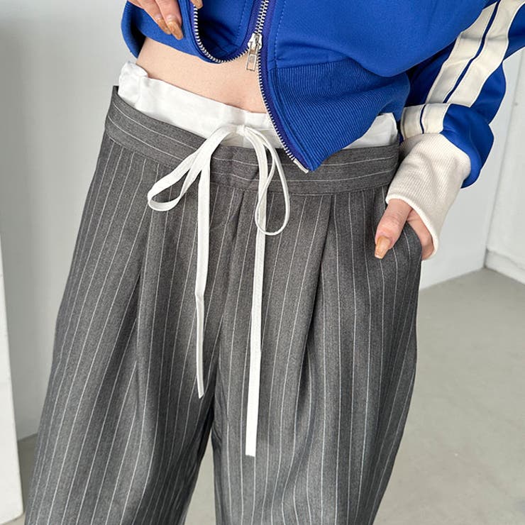 AP STUDIO 23AW STRIPE LAYERED PT ストライプ レイヤード
