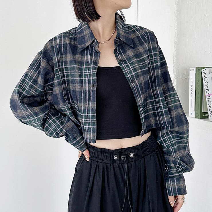 ショート丈チェックシャツ | Outfitter lab | 詳細画像11 