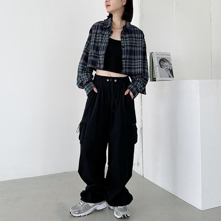 ショート丈チェックシャツ | Outfitter lab | 詳細画像14 
