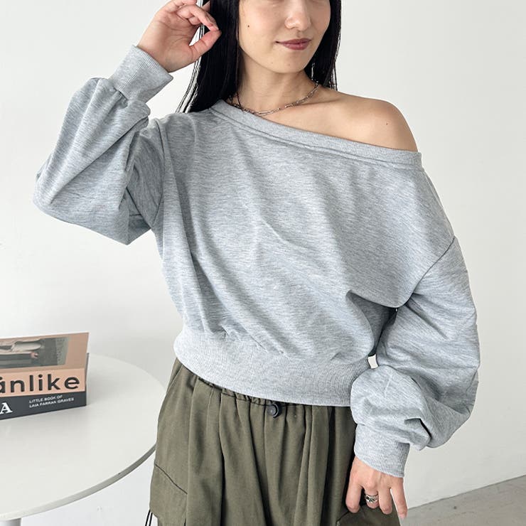 ワンショルダースウェットトップス | Outfitter lab | 詳細画像15 