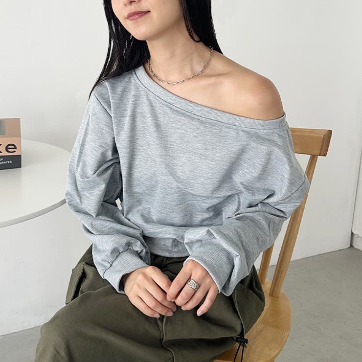 ワンショルダースウェットトップス | Outfitter lab | 詳細画像18 