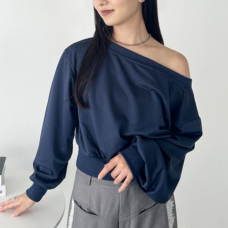 ワンショルダースウェットトップス | Outfitter lab | 詳細画像33 