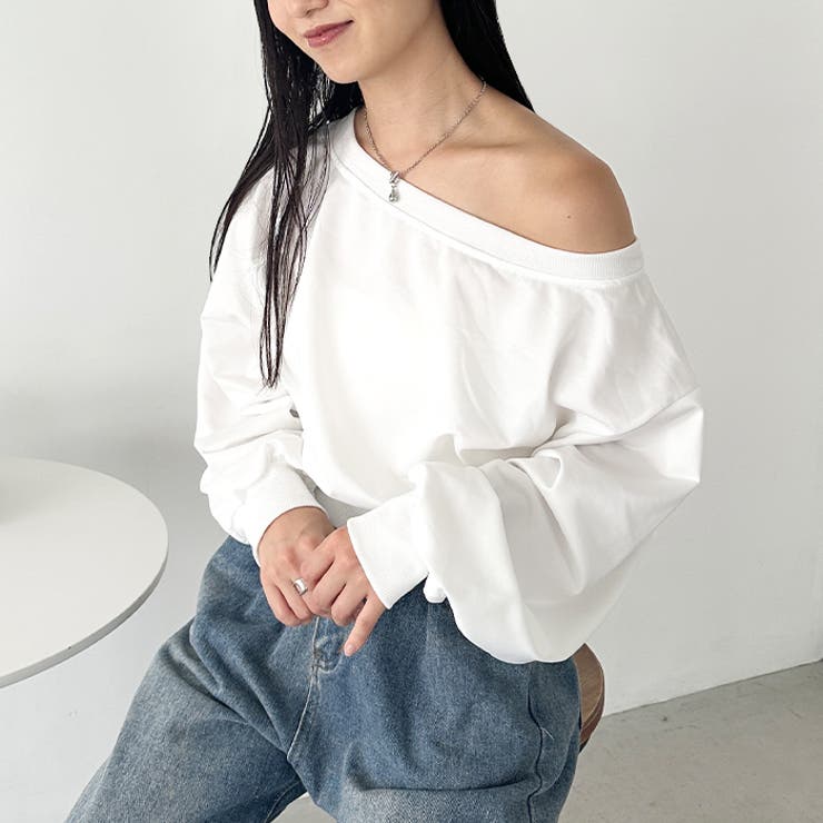ワンショルダースウェットトップス | Outfitter lab | 詳細画像8 