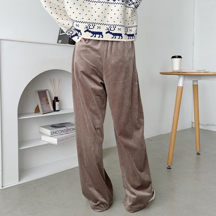 ベロアワイドイージーパンツ | Outfitter lab | 詳細画像12 