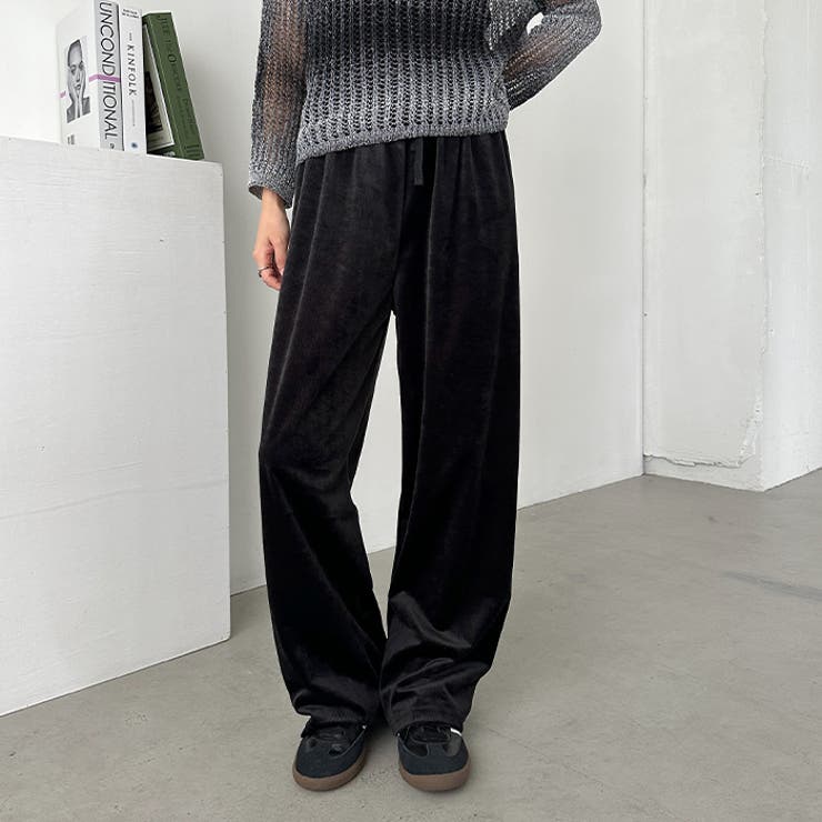 ベロアワイドイージーパンツ | Outfitter lab | 詳細画像5 