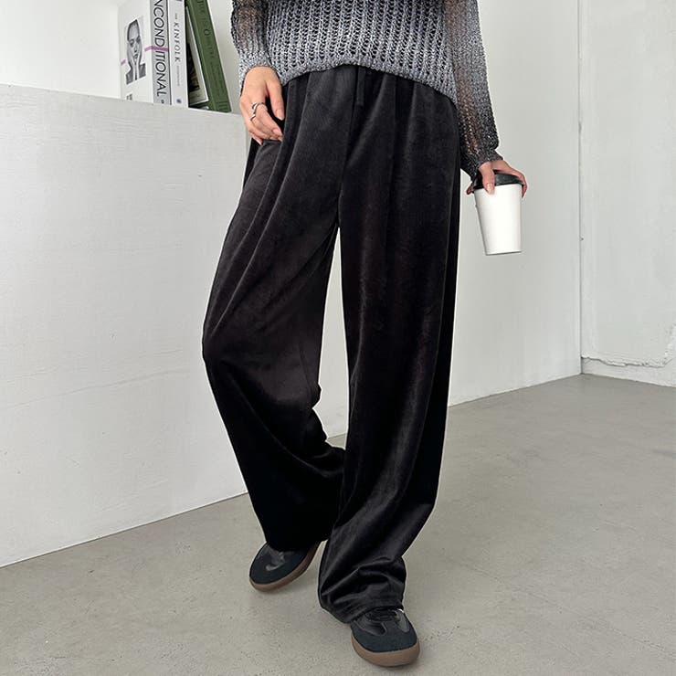 ベロアワイドイージーパンツ | Outfitter lab | 詳細画像6 