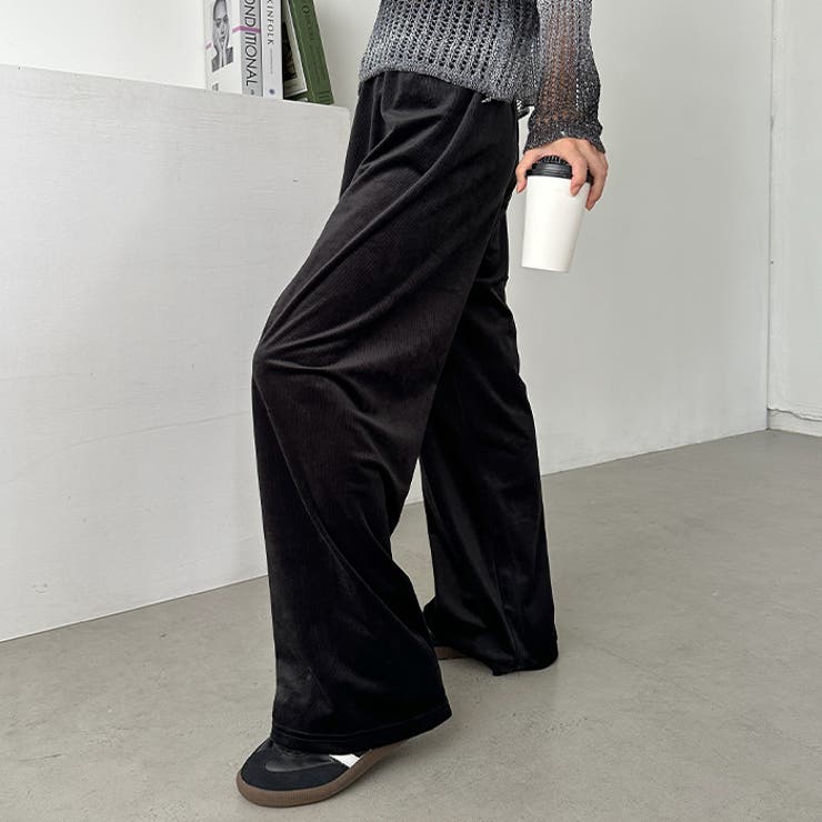 ベロアワイドイージーパンツ | Outfitter lab | 詳細画像8 