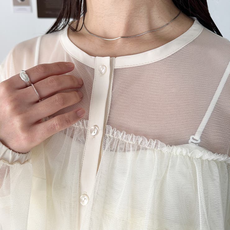 チュールティアードトップス | Outfitter lab | 詳細画像22 