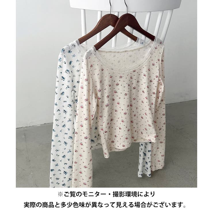 midoo♡ 【新品】コットンレースデザイントップス リネンとコットンレースのトップス グレー その他トップス