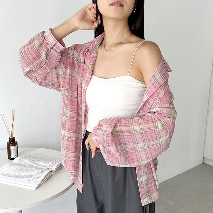 シアーチェックシャツ | Outfitter lab | 詳細画像37 