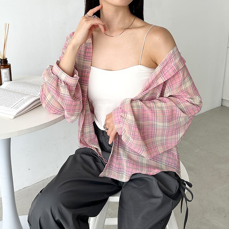 シアーチェックシャツ | Outfitter lab | 詳細画像39 