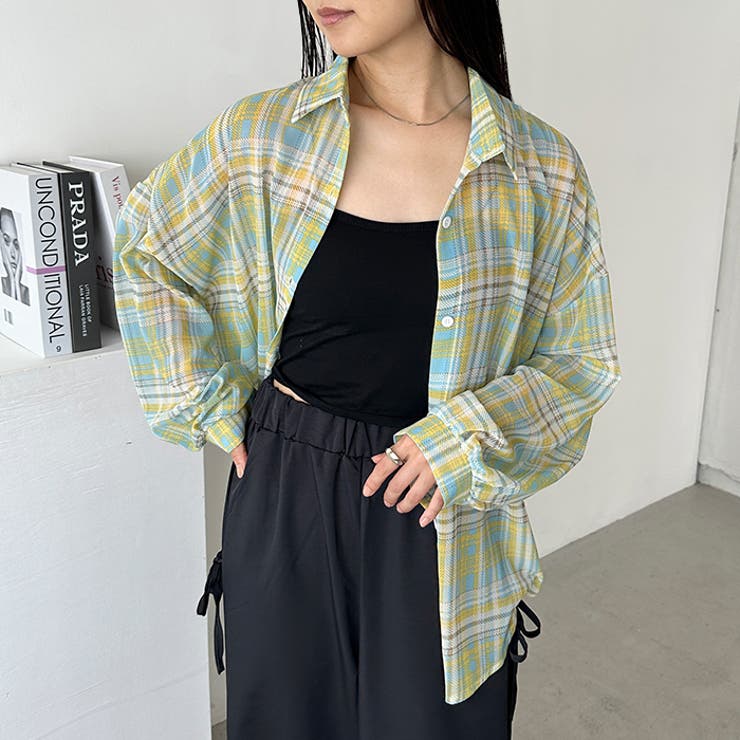 シアーチェックシャツ | Outfitter lab | 詳細画像40 