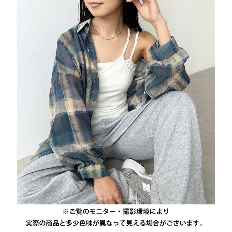 シアーチェックシャツ | Outfitter lab | 詳細画像45 