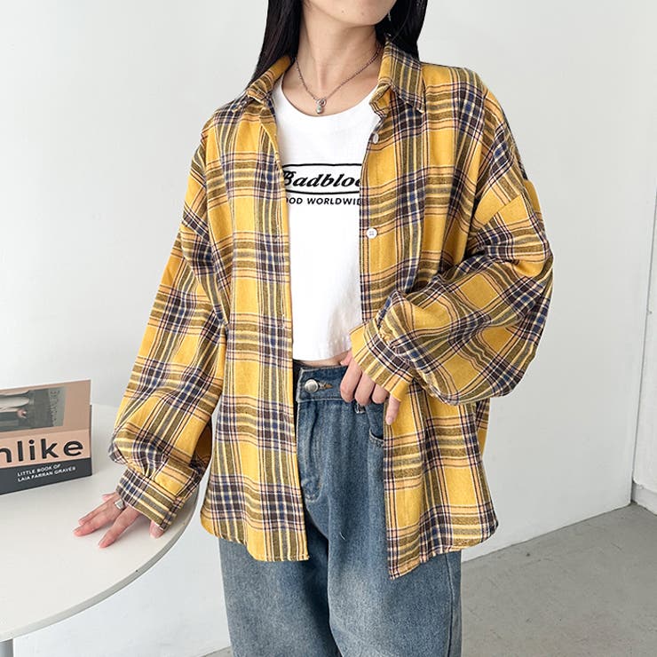 ルーズシルエットチェックネルシャツ[品番：OUTW0000627]｜Outfitter
