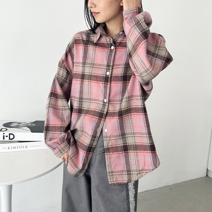 ルーズシルエットチェックネルシャツ | Outfitter lab | 詳細画像22 
