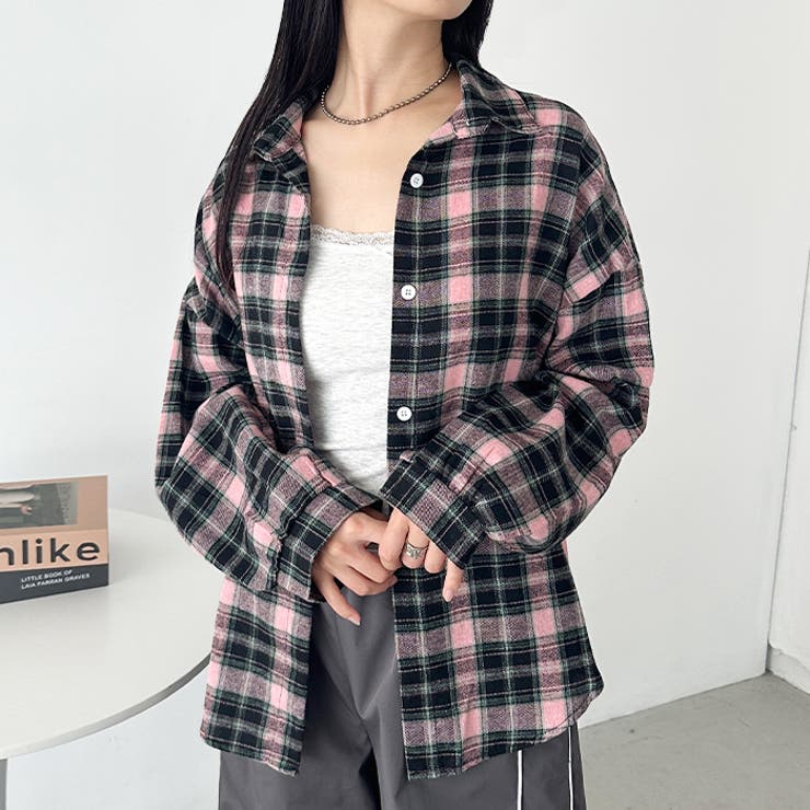 ルーズシルエットチェックネルシャツ[品番：OUTW0000627]｜Outfitter